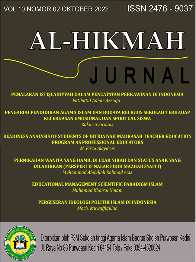 					Lihat Vol 2 No 2 (2022): JURNAL AL-HIKMAH
				
